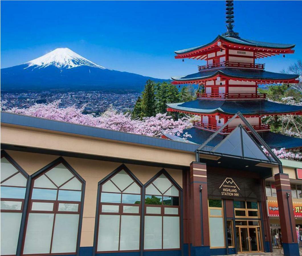 Mt.Fuji Cabin & Lounge Highland Station Inn Fujikawaguchiko Ngoại thất bức ảnh